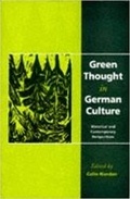Cover: Green Thought in German Culture - University of Wales Press