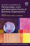 Cover: Research Handbook on Partnerships, LLCs and Alternative Forms of Business Organizations - Edward Elgar Publishing