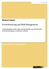 Enlarge image Cover: Crowdsourcing and Risk-Management - GRIN Verlag