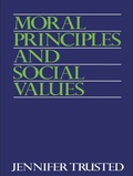 Cover: Moral Principles and Social Values - Routledge