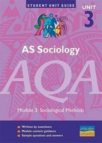 Enlarge image Cover: AS Sociology, Unit 3, AQA: Sociological Methods Module 3 - Philip Allan Updates