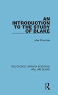 Cover: An Introduction to the Study of Blake - Routledge