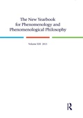 Cover: The New Yearbook for Phenomenology and Phenomenological Philosophy - Routledge