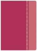 Cover: RVR 1960 Biblia de Estudio Holman, fucsia/rosado con filigrana simil piel, con indice - Broadman & Holman Publishers