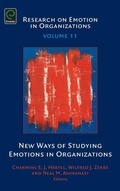 Cover: New Ways of Studying Emotions in Organizations - Emerald Group Publishing Limited