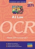 Cover: A2 Law OCR: Unit 2571 - Philip Allan Updates