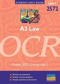 Cover: A2 Law OCR: Unit 2572 - Philip Allan Updates