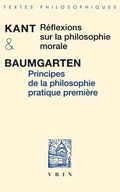 Cover: Principes de la Philosophie Pratique Premiere - Librarie Philosophique J. Vrin