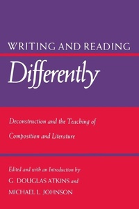 Enlarge image Cover: Writing and Reading Differently - University Press of Kansas