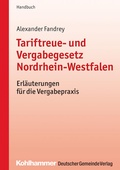Bild: Tariftreue- und Vergabegesetz Nordrhein-Westfalen - Deutscher Gemeindeverlag