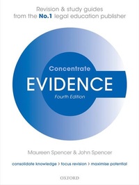 Enlarge image Cover: Evidence Concentrate - Oxford University Press