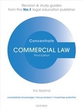 Cover: Commercial Law Concentrate - Oxford University Press