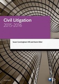 Cover: Civil Litigation 2015-2016 - Oxford University Press