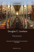 Cover: Terrorism: Documents of International and Local Control: 1st Series Index 2009 - Oxford University Press Inc