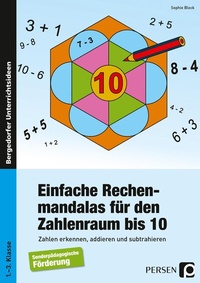 Abbildung von: Einfache Rechenmandalas für den Zahlenraum bis 10 - Persen Verlag in der AAP Lehrerwelt GmbH