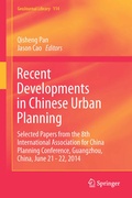 Cover: Recent Developments in Chinese Urban Planning - Springer