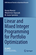 Cover: Linear and Mixed Integer Programming for Portfolio Optimization - Springer