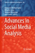 Cover: Advances in Social Media Analysis - Springer