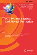 Cover: ICT Systems Security and Privacy Protection - Springer
