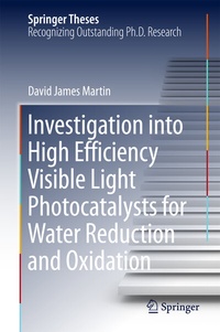 Abbildung von: Investigation into High Efficiency Visible Light Photocatalysts for Water Reduction and Oxidation - Springer