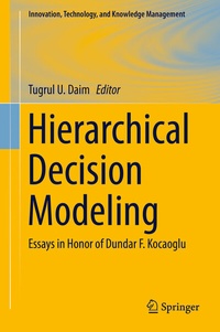 Enlarge image Cover: Hierarchical Decision Modeling - Springer