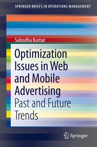 Bild vergrößern Bild: Optimization Issues in Web and Mobile Advertising - Springer