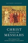 Bild: Christ among the Messiahs - Oxford University Press Inc