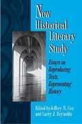 Cover: New Historical Literary Study - Princeton University Press