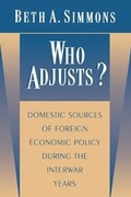 Cover: Who Adjusts? - Princeton University Press