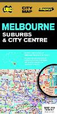 Abbildung von: Melbourne Suburbs & City Centre Map 318 7th ed - UBD Gregory's