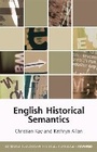 Cover: English Historical Semantics - Edinburgh University Press