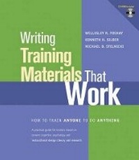 Enlarge image Cover: Writing Training Materials That Work - Jossey-Bass