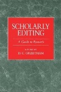 Cover: Scholarly Editing - Modern Language Association of America