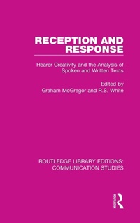 Enlarge image Cover: Reception and Response - Routledge