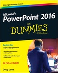 Cover: PowerPoint 2016 For Dummies - Wiley