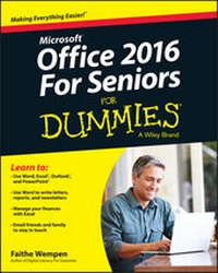 Abbildung von: Office 2016 For Seniors For Dummies - Wiley