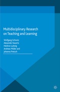 Cover: Multidisciplinary Research on Teaching and Learning - Palgrave Macmillan