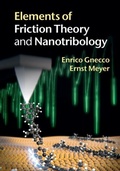 Cover: Elements of Friction Theory and Nanotribology - Cambridge University Press
