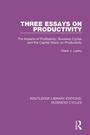 Cover: Three Essays on Productivity (RLE: Business Cycles) - Routledge
