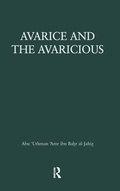 Cover: Avarice & The Avaricious - Kegan Paul