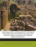 Cover: Coutumes De La Prevoste Et Vicomte De Paris Avec Les Notes De M.c. Du Molin - Nabu Press