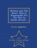 Cover: Britain and the Boers - War College Series