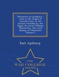 Cover: Discourses on Prophecy - War College Series