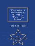 Cover: War Studies - War College Series