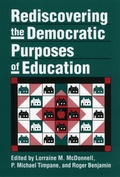 Cover: Rediscovering the Democratic Purposes of Education - University Press of Kansas