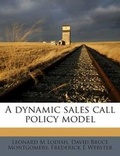 Cover: A Dynamic Sales Call Policy Model - Nabu Press