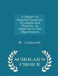 Cover: A Report on Hospital Gangrene, Erysipelas and Pyaemia, as Odserved in the Departments - Scholar's Choice Edition - Scholar's Choice