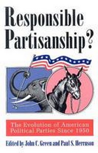 Enlarge image Cover: Responsible Partisanship? - University Press of Kansas