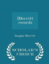 Enlarge image Cover: [Merritt Records - Scholar's Choice Edition - Scholar's Choice