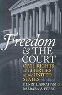 Abbildung von: Freedom and the Court - University Press of Kansas